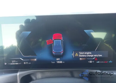 2023 BMW 330I z USA, uszkodzony, nr VIN 3MW69FF01P8D11525